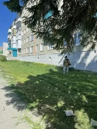 Окос придомовой территории