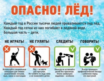Осторожно лёд.
