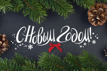 От всей души поздравляю вас с Новым годом и Рождеством!